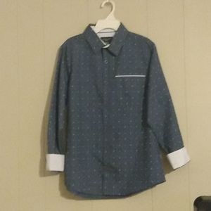 D. Blue Long Sleeve Shirt